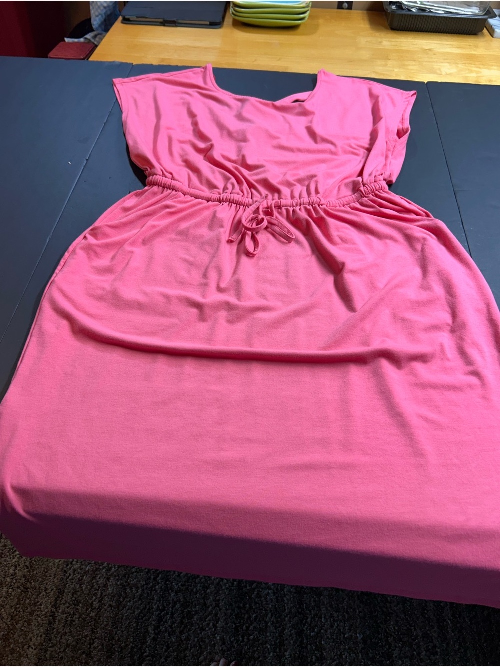 Torrid Bright Pink Cross-Back‎ Dress, 1X